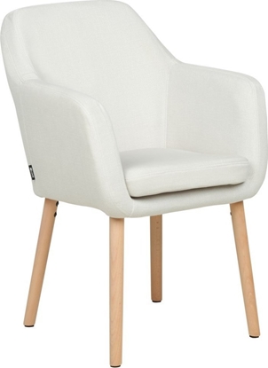 Изображение Beliani Krzeso do jadalni welurowe biae YORKVILLE II