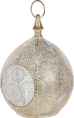 Picture of Beliani Lampion metalowy zoty LAESO