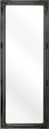 Attēls no Beliani Lustro cienne 50 x 130 cm czarne FOUGERES