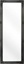 Изображение Beliani Lustro cienne 50 x 130 cm czarne FOUGERES