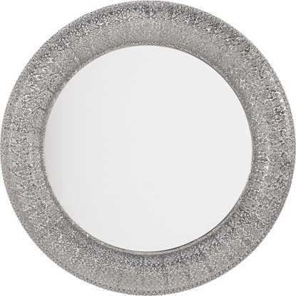 Attēls no Beliani Lustro cienne 80 cm srebrne CHANNAY