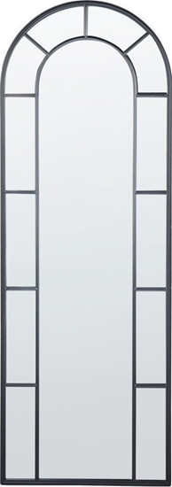 Изображение Beliani Lustro cienne metalowe 60 x 170 cm czarne CROSSES