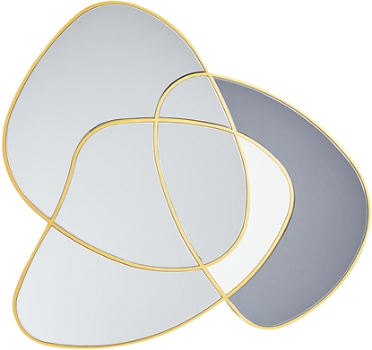 Attēls no Beliani Lustro cienne TAILLY 99 cm 89 cm Zoty