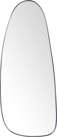 Изображение Beliani Metalowe lustro cienne 39 x 95 cm czarne CERGY