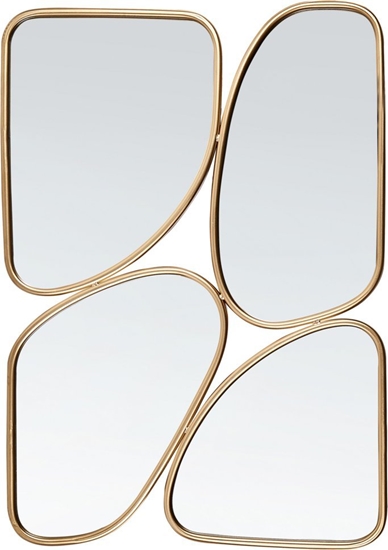 Изображение Beliani Metalowe lustro cienne 70 x 100 cm zote DIANCEY