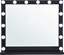 Picture of Beliani Metalowe lustro do makijau stojce LED 50 x 60 cm czarne BEAUVOIR!