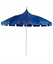 Attēls no Beliani Parasol ogrodowy  245 cm niebieski MINOA