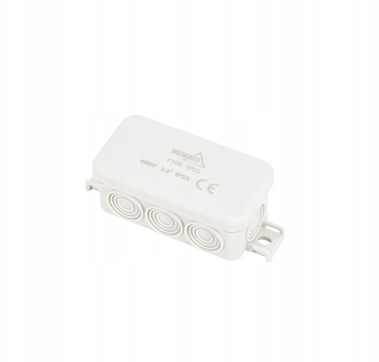 Picture of Bemko PUSZKA INSTALACYJNA 85x45x37MM IP55 8P JASNOSZARA E04-PI08-IP55
