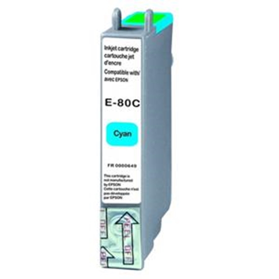 Picture of BG kārtridžs Epson R265/360/RX560 T0802 zils
