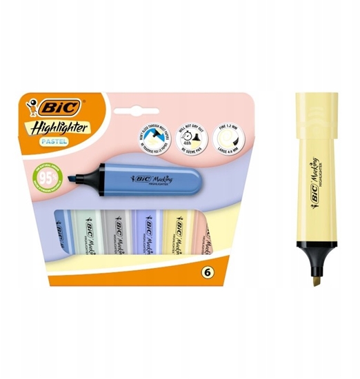Picture of Bic ZAKRESLACZ 6KOL PAST BC B/C