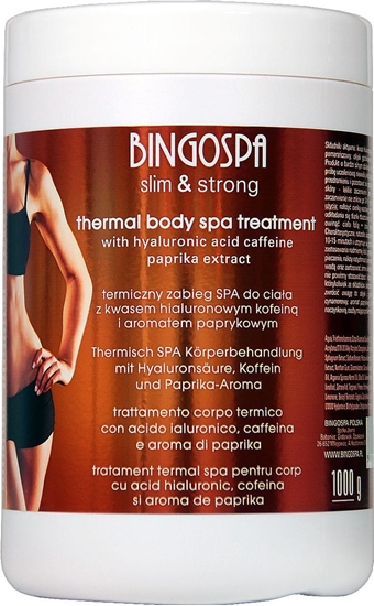 Picture of BingoSpa Termiczny zabieg SPA z kwasem hialuronowym, kofein i aromatem paprykowym - slim&strong
