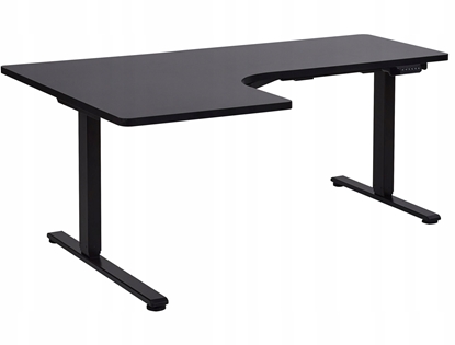 Attēls no Biurko Beliani Destines Czarne 160 cm x 59 cm