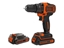 Attēls no BLACK & DECKER 18V , 2x1.5 Ah Cordless drill driver | BDCDD186KB-QW