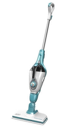 Picture of BLACK & DECKER Steam cleaner | FSMH1321-QS | Power 1300 W | Steam pressure 2.5 bar | Water tank capacity 0.5 L | White/Aqua