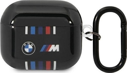 Attēls no BMW BMW BMA322SWTK AirPods 3 gen cover czarny/black Multiple Colored Lines
