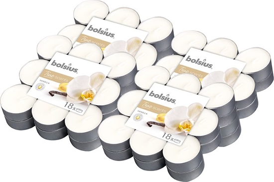 Изображение Bolsius Podgrzewacze zapachowe BOLSIUS True Scents 4H 72szt. WANILIA