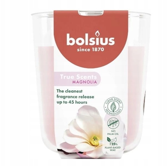 Picture of Bolsius wieca arom. szklana gl. True Scents O97x85mm magnolia 8717847190734 8717847190734