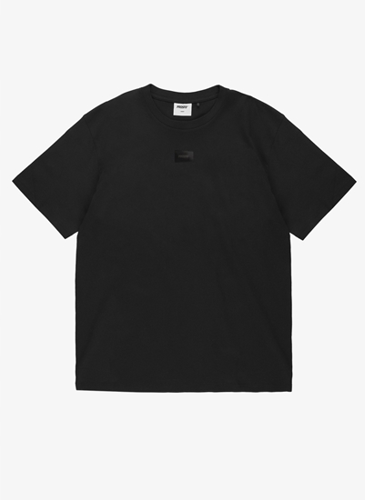 Picture of Book on Demand Ltd. Prosto Jacquard Label T-shirt KL261MTEE1042 Czarne XL