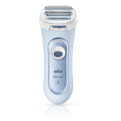 Изображение Braun  Lady Shaver  Silk-epil 5160  Number of power levels 1  Wet & Dry  Blue