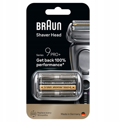 Изображение Braun 96M ORIGINAL Replacement Head for Series 9 PRO+ Electric Shaver - Silver