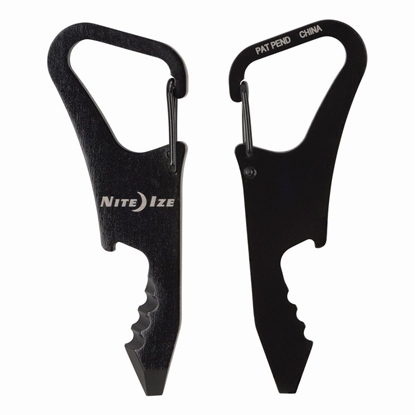 Изображение Breloczek Nite-Ize Micro tool ClipKey stal nierdzewna czarny (KMTCK-01-R3)