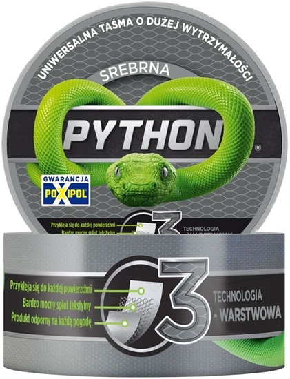 Picture of Bripox TAMA UNIWERSALNA PYTHON 48mm x25m srebrny
