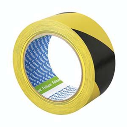Picture of Brīdinājuma līmlente melna-dzeltena 50mmx33m PVC