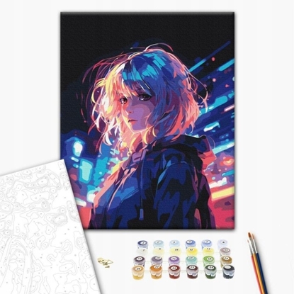 Picture of BRUSHME Malowanie po numerach BRUSHME, 40x50 cm, Cyberpunk, 1 szt., w pudeku