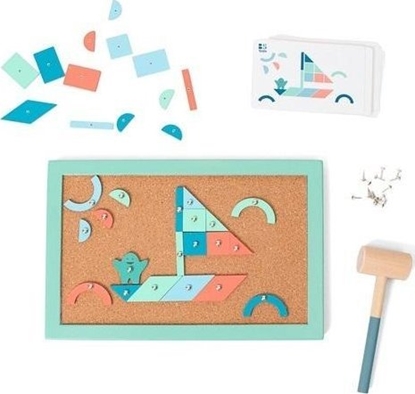 Picture of BS Toys Drewniana przybijanka z kartami pracy