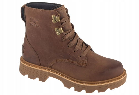 Picture of Buty trekkingowe damskie Sorel Sorel Revel Rd Boot Lace Wp 2144871256 Brzowe 38