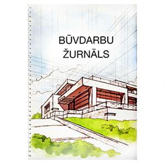 Picture of Būvdarbu žurnāls A4, spirālē, 100lpp.