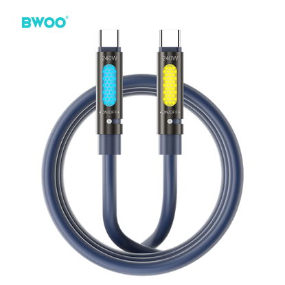 Изображение BWOO 240W Type C to Type C Data scented Cable With