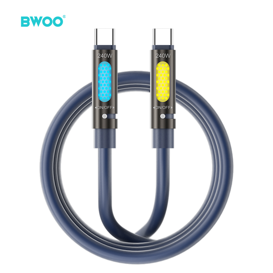 Изображение BWOO 240W Type C to Type C Data scented Cable With