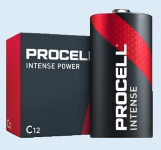 Picture of C baterija 1.5V Duracell Procell INTENSE POWER sērija Alkaline High drain iep. 10gb.