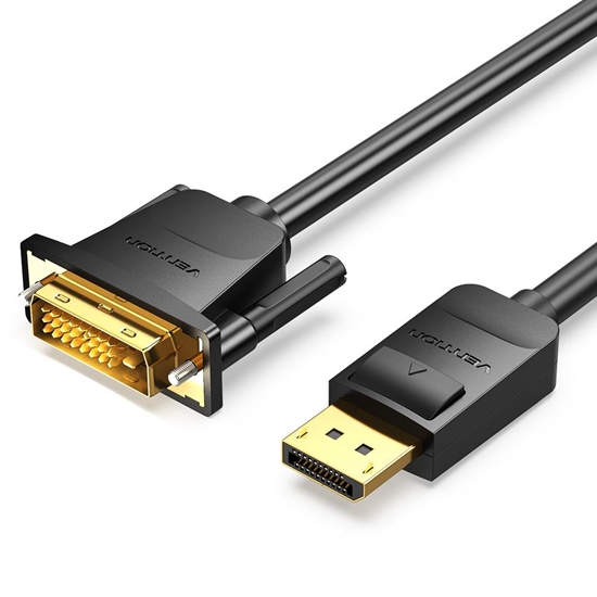 Изображение CABLE DP TO DVI 1M/BLACK HAFBF VENTION