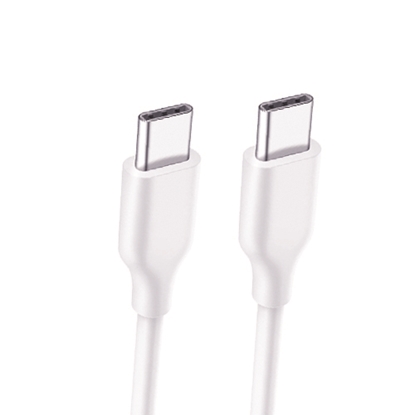 Picture of Cable Type-C - Type-C (in plastic bag, white, 1.8m)