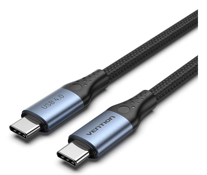 Attēls no CABLE USB-C BRAIDED/1M GRAY TAVHF VENTION