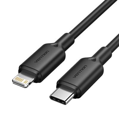 Picture of CABLE USB-C TO LIGHTNING/1M BLACK LAKBF VENTION