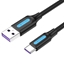 Picture of CABLE USB-C TO USB2.0/1M PVC BLACK CORBF VENTION