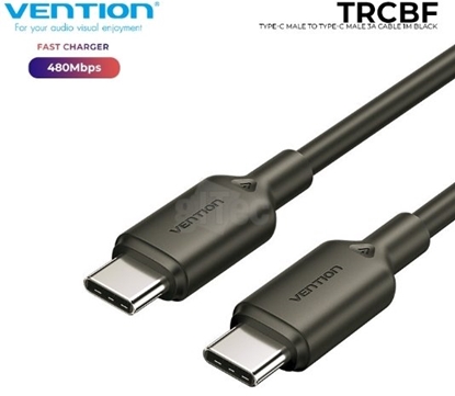 Picture of CABLE USB-C TO USB-C/1M BLACK TRCBF VENTION