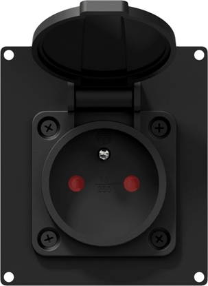 Изображение Caymon Modu CASY z gniazdem francuskim IP54 CAYMON CASY285FI/B