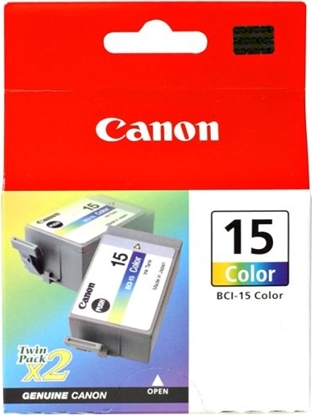 Изображение Canon BCI-15 Color Ink Cartridge tintes kārtridžs Oriģināls