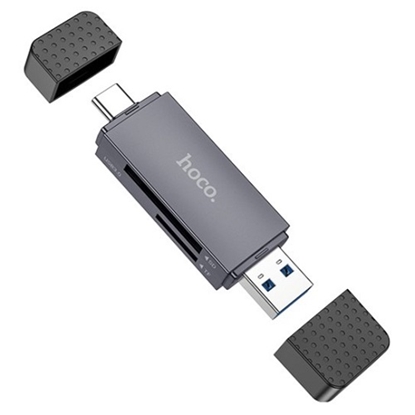 Изображение Card Reader HOCO HB45, 2 Slots: SD, TF, USB-A, USB-C