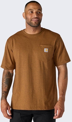 Attēls no Carhartt Koszulka Carhartt Dearborn Relaxed Pocket BROWN