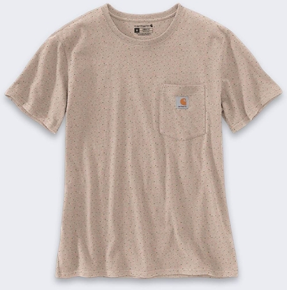 Attēls no Carhartt Koszulka Carhartt Iconic WK87 Pocket Light Taupe