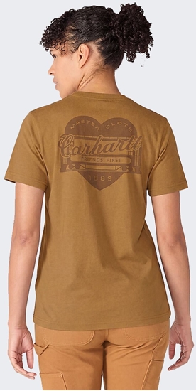 Picture of Carhartt Koszulka Carhartt Irvine Heritage BROWN