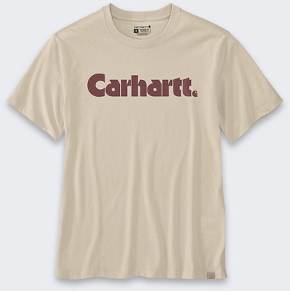 Attēls no Carhartt Koszulka Carhartt Logo Graphic Oat Milk
