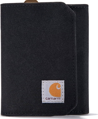 Attēls no Carhartt Portfel Carhartt Nylon Duck Trifold Wallet Black