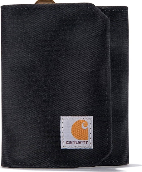 Picture of Carhartt Portfel Carhartt Nylon Duck Trifold Wallet Black