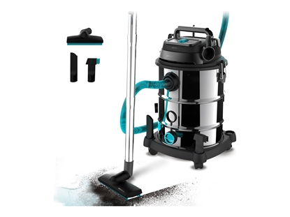 Attēls no Cecotec Vacuum cleaner | Conga Rockstar Wet & Dry Steel Max Pro | Corded operating | 1600 W | 220-240 V | Silver/Black